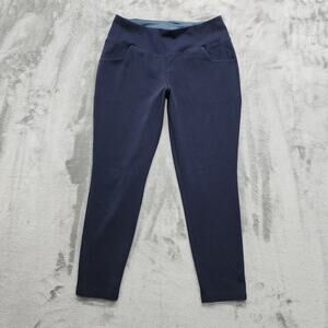Women with Control Jeans Womens 6P‎ Dark Blue Stretch Denim Knit Skinny Ankle